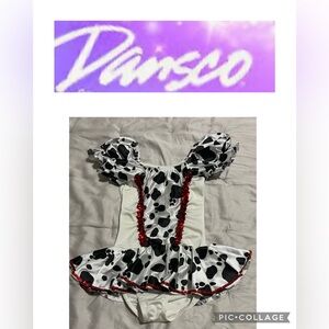 Kids Dalmatian Costume - Black and White